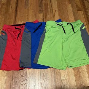 Set of 3 Hylete Shorts - Performance Gym Shorts